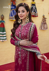 Asim Jofa Abresham '23 Ajab-12 Embroidered Lawn Silk 3 Pcs
