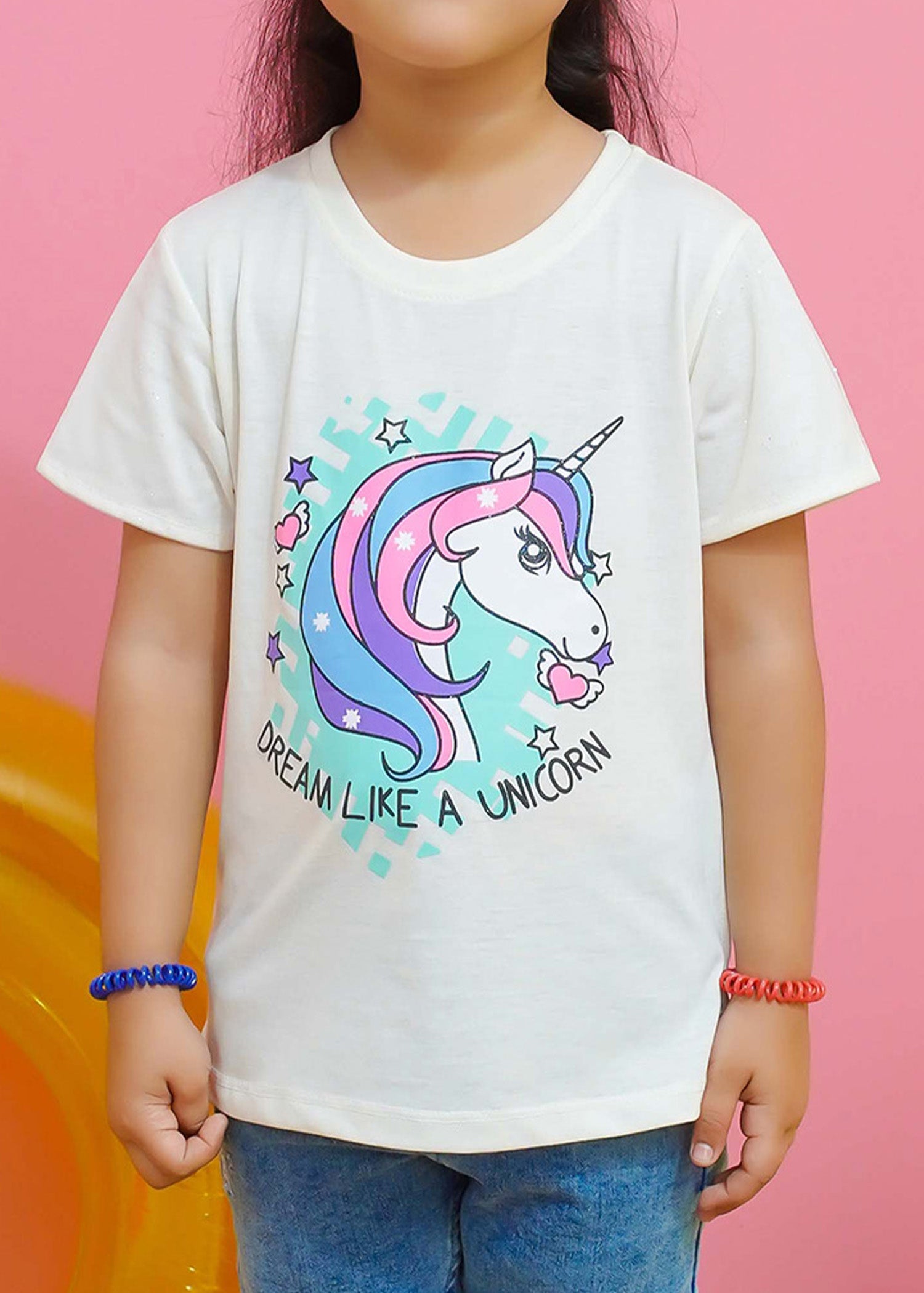 Modest Stitched Summer Kids Collection'2024-Unicorn Graphic Tee