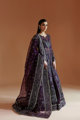 Celestique By Emaan Adeel Unstitched 3 Piece Wedding Formals Suit-AMETHYST