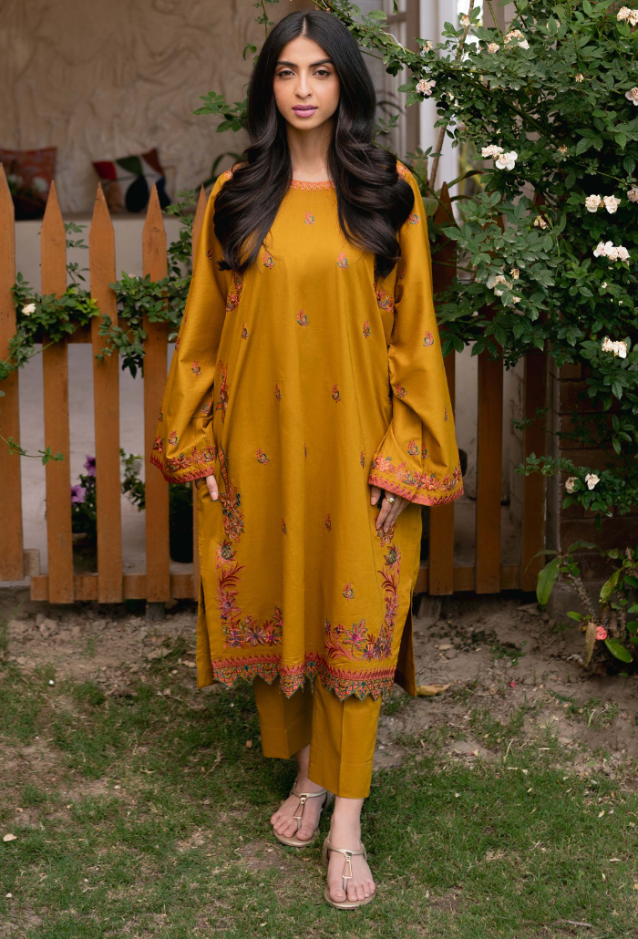 Humdum Stitched 2 Piece Emb Lawn Pret Collection'2025-02