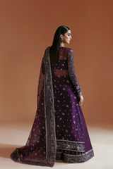 Celestique By Emaan Adeel Unstitched 3 Piece Wedding Formals Suit-AMETHYST