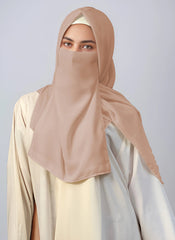 Hijab Ul Hareem Hijab & Niqab Set - Skin