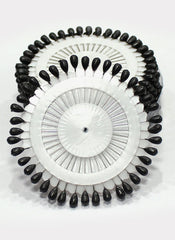 Hijab Ul Hareem Ring Pins Big 40 Pcs Pkt Black