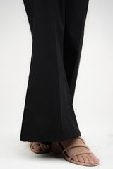 Amna Ali Nawaz Stitched Bell Bottoms-Black