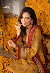 Asim Jofa Aira Summer Prints Ajar-28 Embroidered Jacquard 3 Pcs