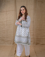 Ayla Studio Stitched Luxury Collection'2025-Asbp-103 Dobby Spring 2Pcs