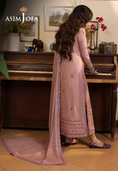 Asim Jofa Designers Limited Edition Ajswd-01 Embroidered Stitched 3 Pcs