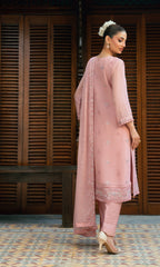 Shamooz Stitched 3 Piece Formals Collection'2025-Dusty Mauve SEM-0833