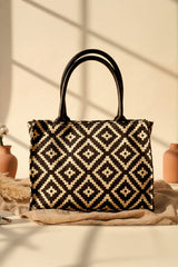 Fineur Canvas Tote Dune Diamond