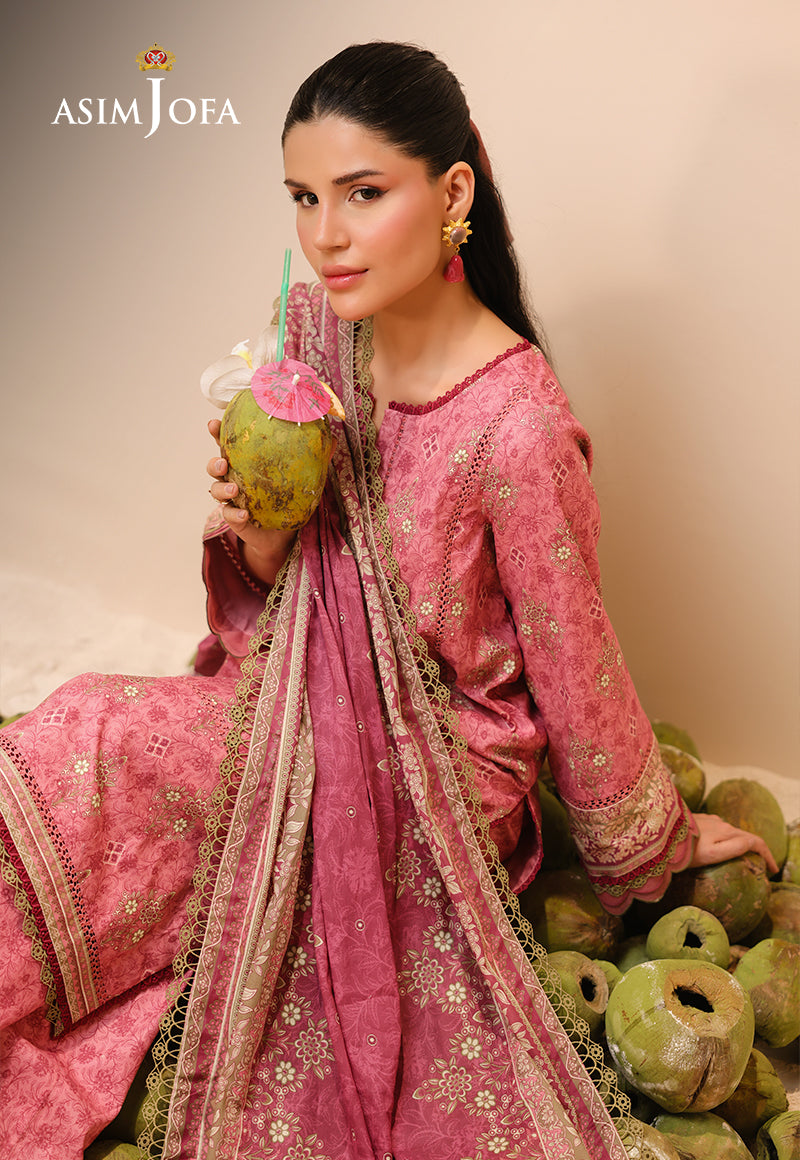Rhapsody By Asim Jofa Unstitched 3 Piece Summer Collection'2025 Ajubu-28