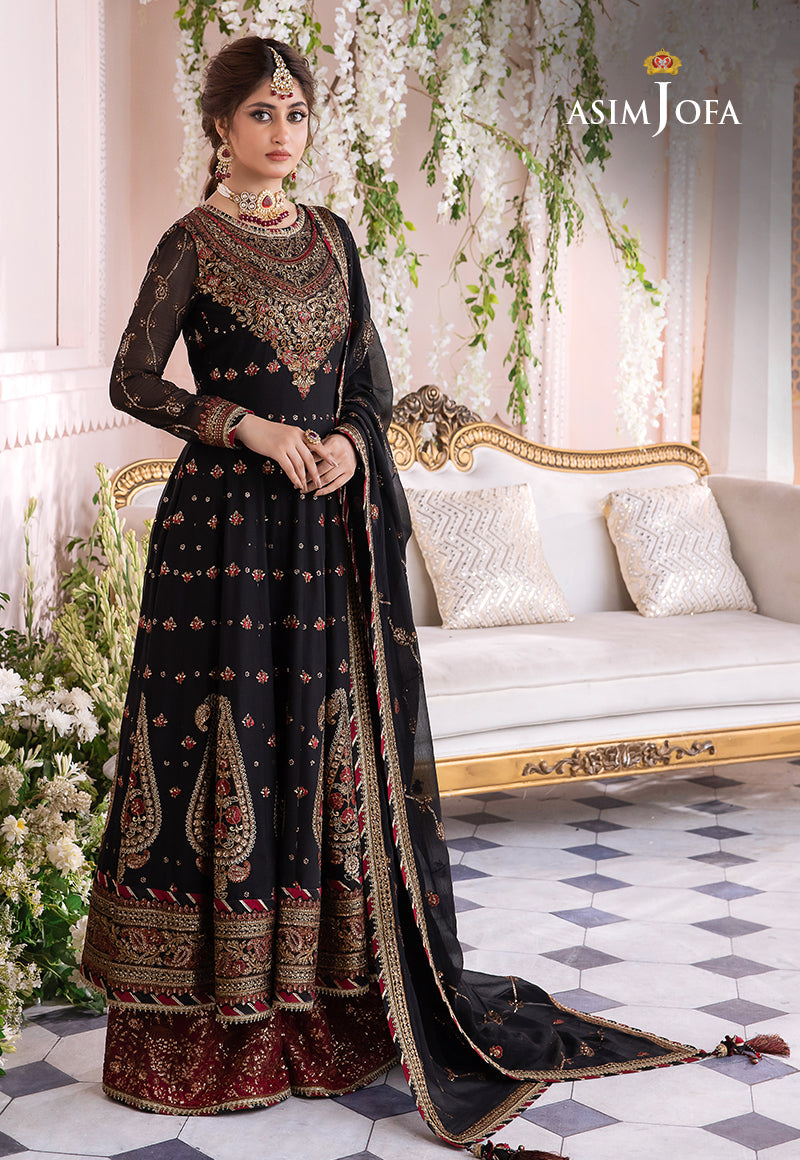 Asim Jofa Chandni '23 Ajcc-06 Designers Stitched Embroidered Chiffon 3 Pcs