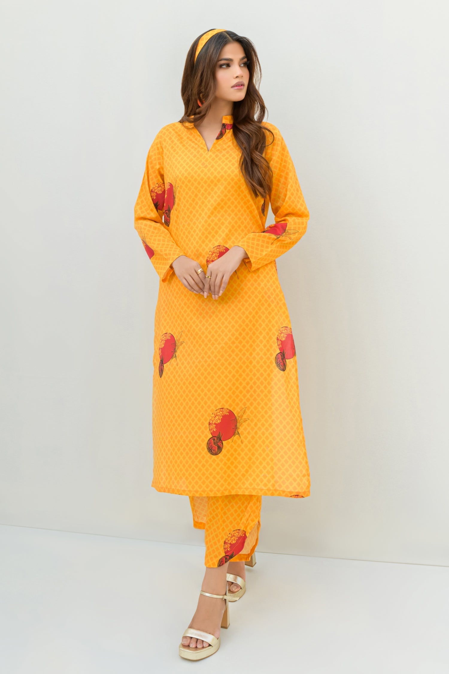 Kesori By Suitsu Stitched Co Ords Collection-Nurvi- 2 Piece Set