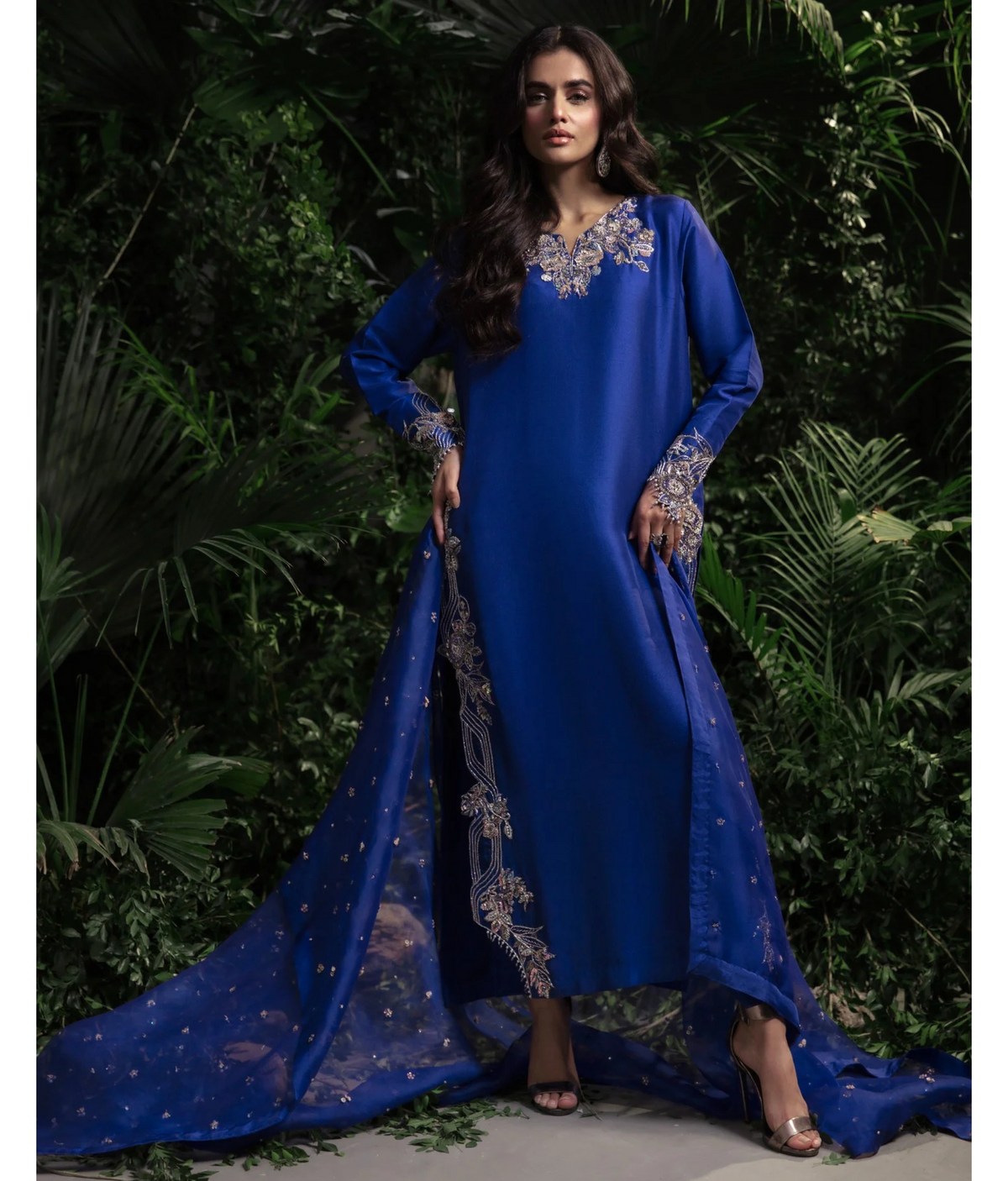 Luna By Mariam Malik Stitched 2 Piece Luxe Silk Pret Collection'2025-LUNA- Luxury Pret'24  - 2