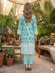 GENZ By Dr Haris Unstitched 2 Piece Lawn Suit-GEN-010