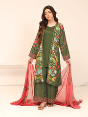 Floret By Nazmina Premium Swiss Lawn Collection'2025-Sapphire Whisper (LD-16)