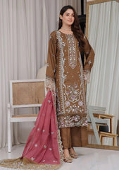Dressline Un Stitched 3 Pcs Premium ChikankariEmb Viscose Zari Collection