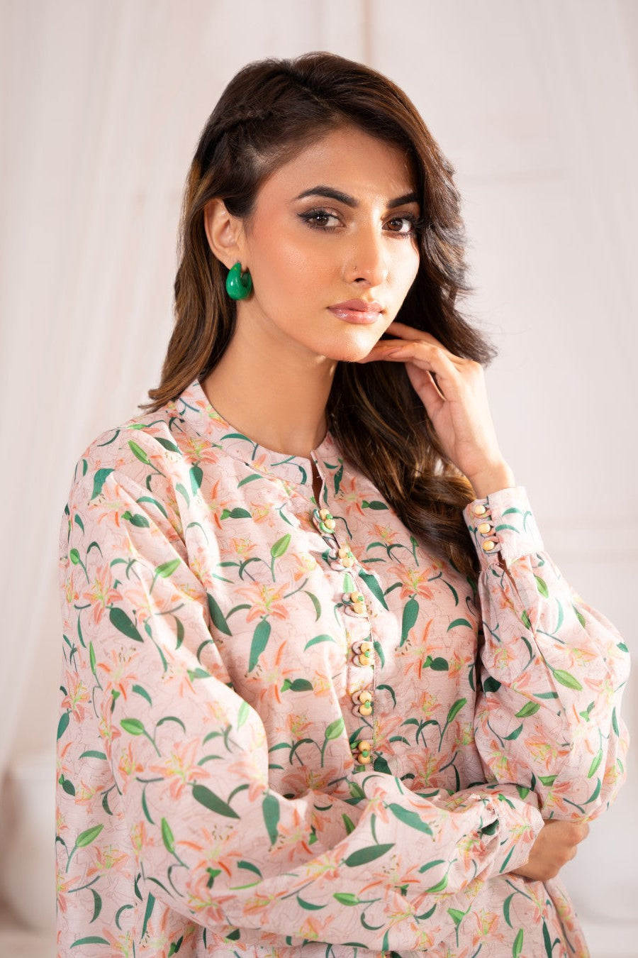 Ayla Studio Stitched PRINTED ESSENTIAL CO-ORD - Blooms