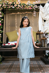 Kaanthaa Stitched 2 Piece Cotton Silk Formals Kids Suit-Bulbul Stitched (2-Piece)
