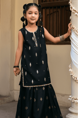 Kaanthaa Stitched 2 Piece Cotton Silk Formals Kids Suit-Koel Stitched (2-Piece)