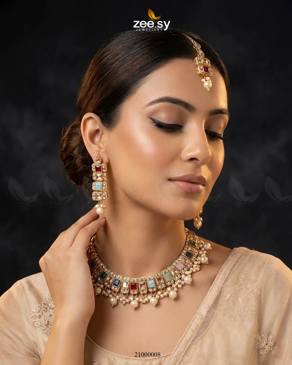Necklace-0971 - Zeesy Jewellery