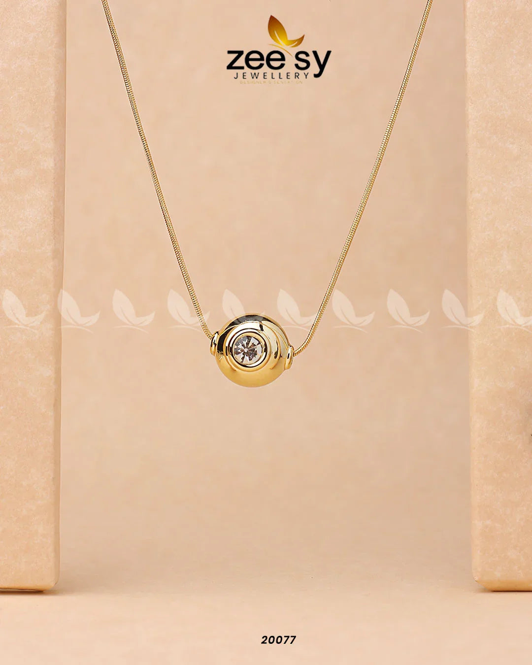 Spaceship Chain Gold - Zeesy Jewellery