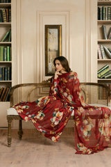 Dew Drop By Feathers Unstitched 3 Piece Lawn Collection-MERON-FT458