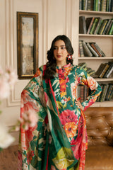 Dew Drop By Feathers Unstitched 3 Piece Lawn Collection-KEZMIR-FT454