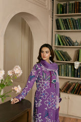 Dew Drop By Feathers Unstitched 3 Piece Lawn Collection-NORQ-FT455