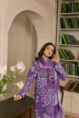 Dew Drop By Feathers Unstitched 3 Piece Lawn Collection-NORQ-FT455