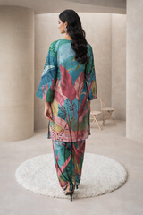 MG Casuals by Madiha Gohar Stitched Summer Collection'2026-Botanical Bloom - 2pc Printed Coord set