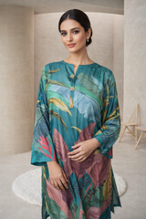 MG Casuals by Madiha Gohar Stitched Summer Collection'2026-Botanical Bloom - 2pc Printed Coord set