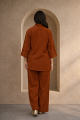 MG Casuals by Madiha Gohar Stitched Summer Collection'2026-Stone Age - Coord Set