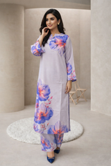 MG Casuals by Madiha Gohar Stitched Summer Collection'2026-Indigo - 2pc Printed Coord Set
