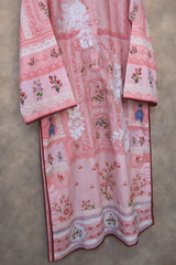Silk Affair by Madiha Gohar Stitched Summer Suit-Blushy Rose