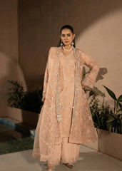 Banno By Manahils Stitched 3 Piece Formals-198 -PEACH