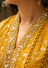 Rang Nirala By Manahils Stitched 3 Piece-K-151-MUSTARD