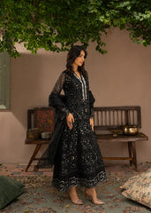Rang Nirala By Manahils Stitched 3 Piece-K-151-BLACK