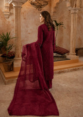 Shehr R Husn By Manahils Stitched 3 Piece-181-MAROON