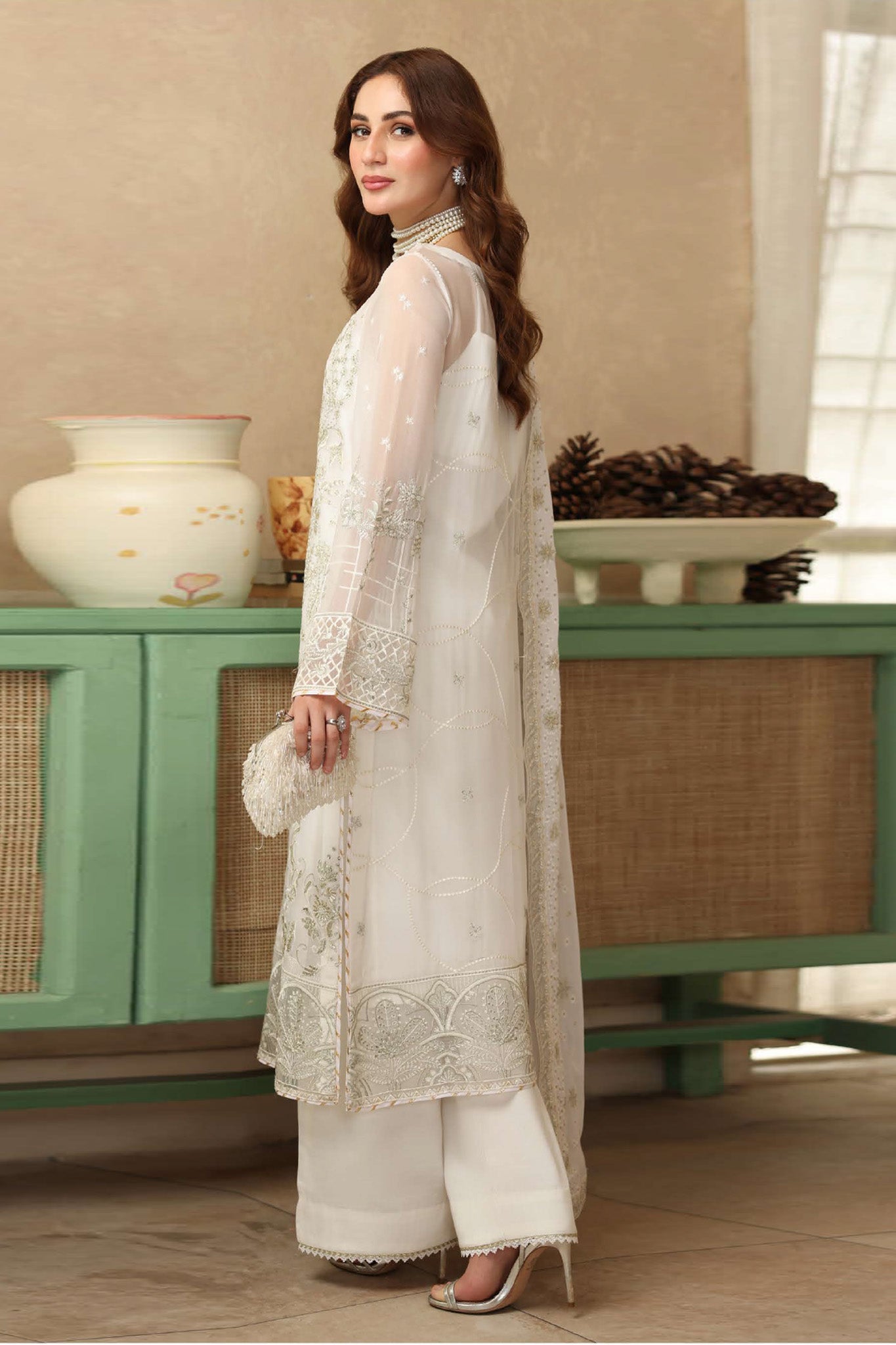 Sonehri by Ramsha Unstitched 3 Piece Chiffon Vol-02 Collection'2025-BB-203