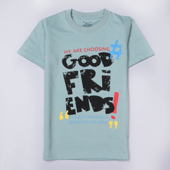 Kjunction Boys Half Sleeves-Printed T-Shirt (friends)