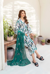 Ziva By Humdum Unstitched 3 Piece Printed Lawn Collection-D03