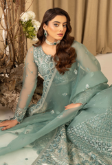 House Of Chiffon By Humdum Unstitched 3 Piece Luxury Formals Collection'2024-D10