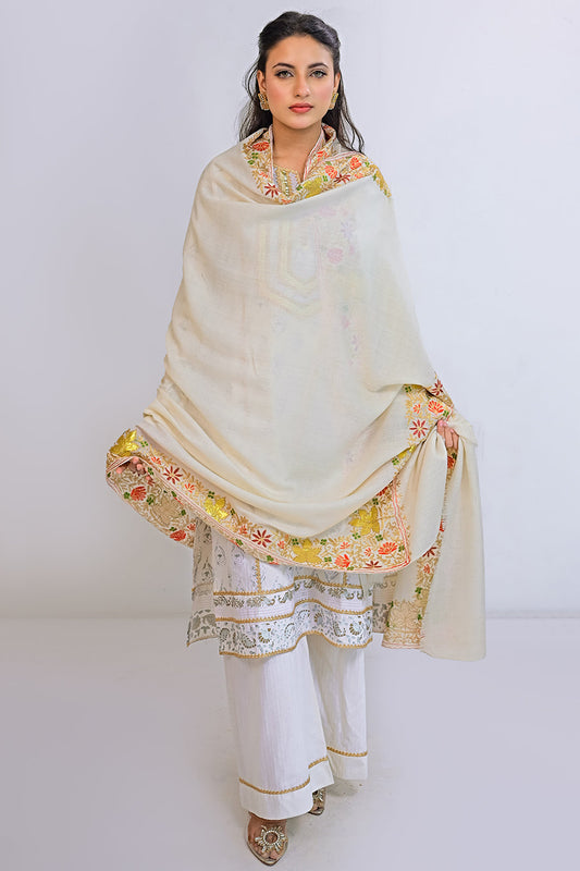 Ayla Studio EMBROIDERED PASHMINA SHAWL - LUANA