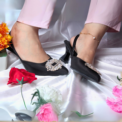 On Your Feets Heels-Christina Slingback Heeled