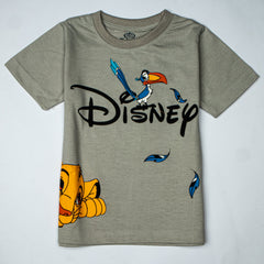 Kjunction Boys Half Sleeves-Printed T-Shirt (disney)