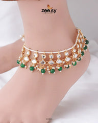 Benitoite Anklets Green - Zeesy Jewellery