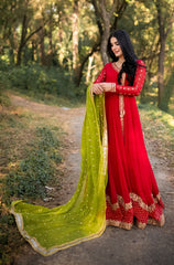 Kalidaar Frocks By Asma & Sidra Stitched Formals Suit-Nimrah Shah