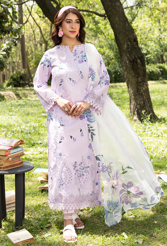 Koel By Humdum Unstitched 3 Piece Emb Chikankari Lawn Collection'2025-D-05