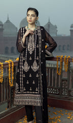 Shamooz Stitched 3 Piece Formals Collection'2025-Galaxy Black SEM-0780