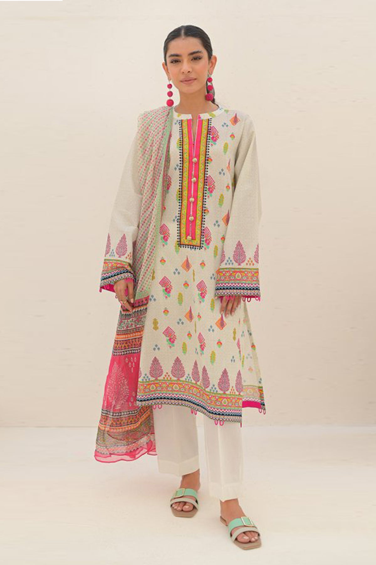 Zellbury Unstitched Printed & Emb Lawn Vol-04 Collection'2023-WU-226